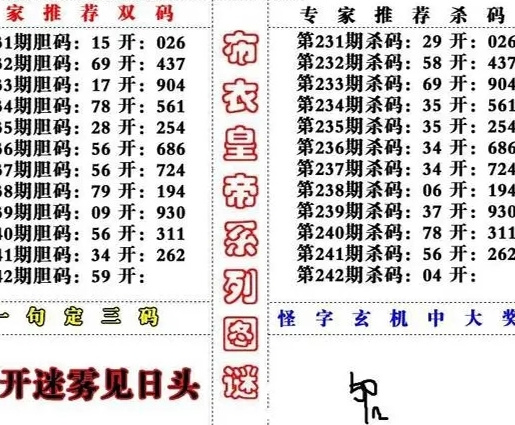 福彩3D字谜总汇，老道解析与智慧分享