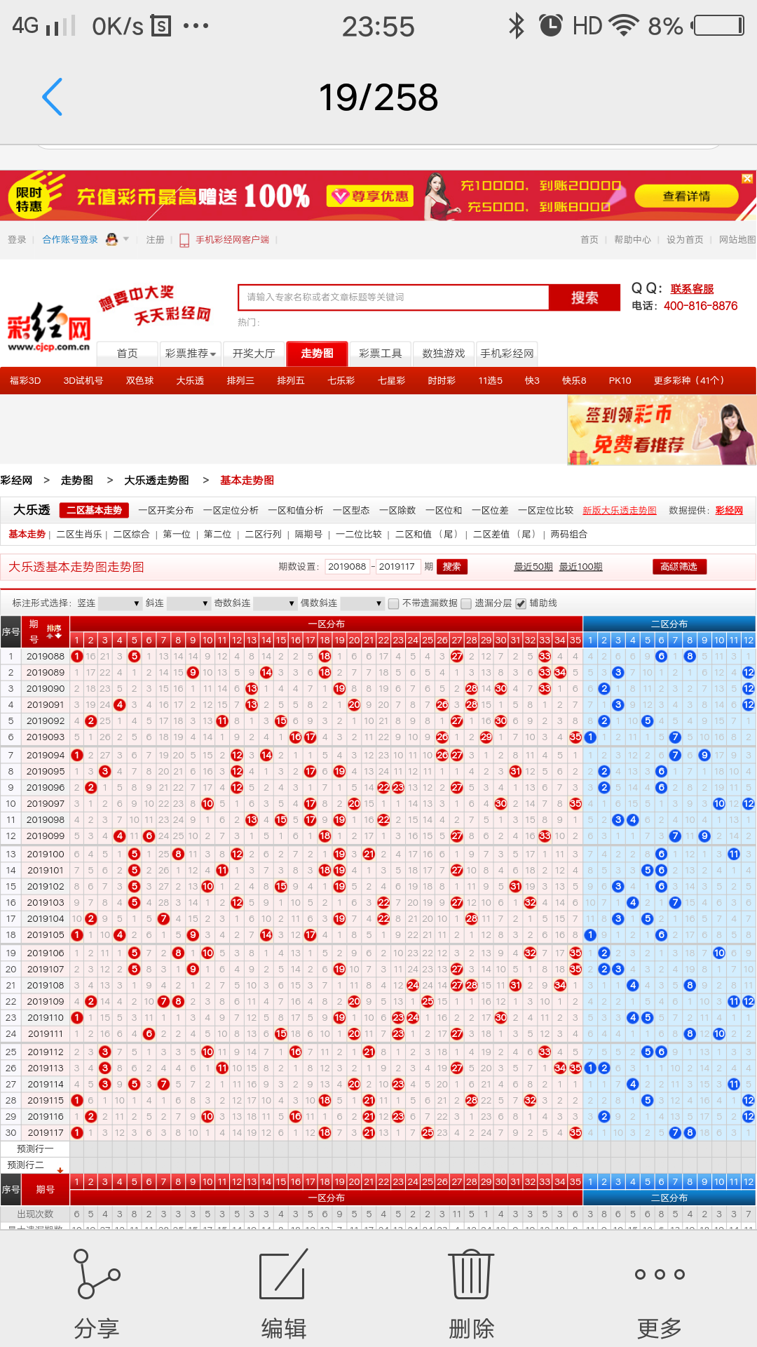 探索双色球奥秘，最新版双色球基本走势图带连线解析