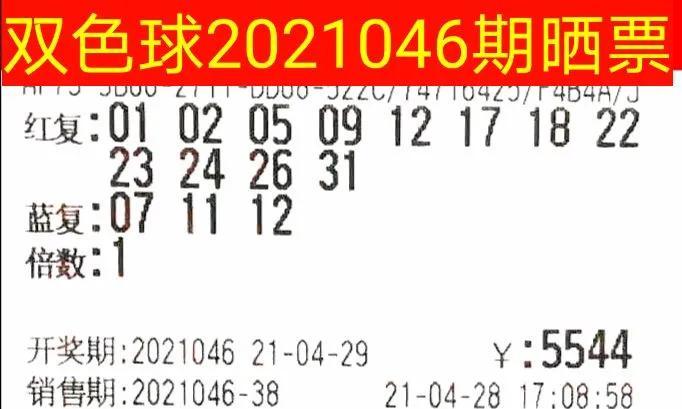 探索双色球2021046期的神秘魅力