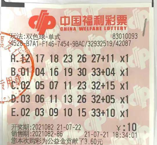 买一注双色球必中一等奖，理性与幸运的交织