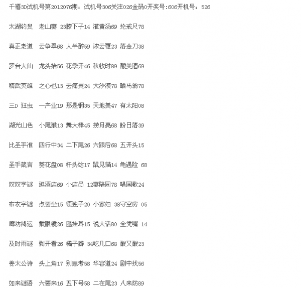 福彩3D，揭秘真正老道字谜的奥秘