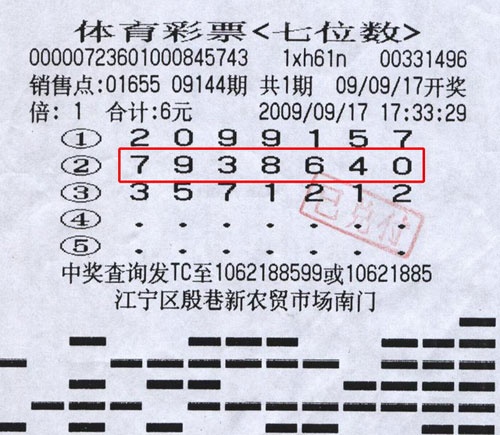 今日体彩七位数开奖结果揭晓，梦想与幸运的碰撞