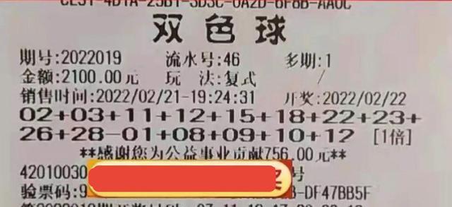 今日双色球66期，晒票盛宴，共赏幸运时刻